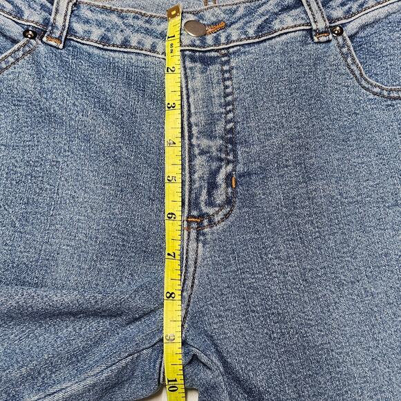 3 Sisters Stretch Denim Straight Leg Embellished Jeans with Bows Size 10 - Picture 11 of 12